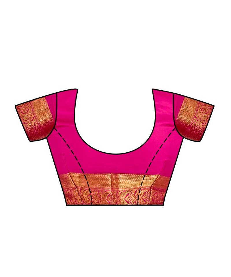 Off White Woven Crepe Saree With Blouse