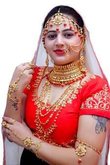 9blings Gold ruby  jewellery-combo
