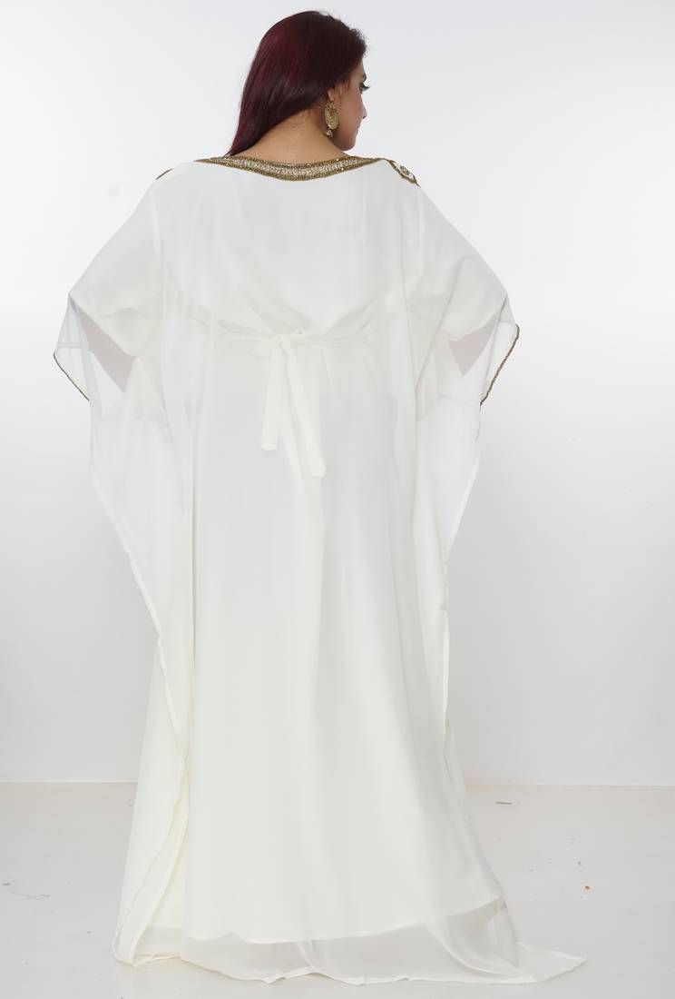 Dubai Kaftan Women Dress Long Gown Farasha Morocco Wear