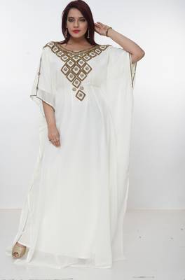 Dubai Kaftan Women Dress Long Gown Farasha Morocco Wear 3