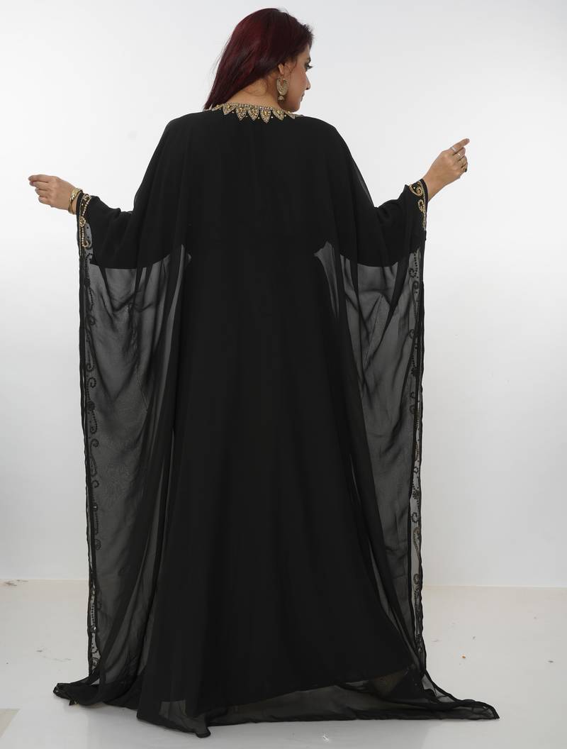 Dubai Kaftan Women Dress Long Gown Farasha Morocco Wear