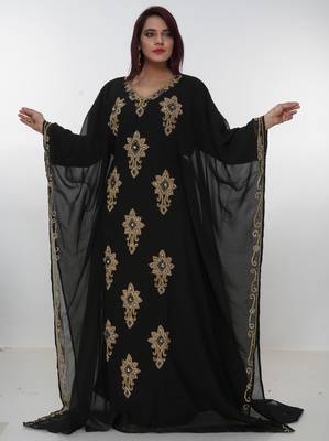 Dubai Kaftan Women Dress Long Gown Farasha Morocco Wear 4