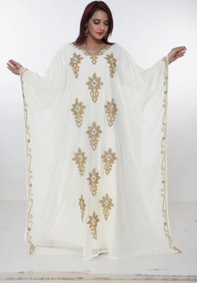 Dubai Kaftan Women Dress Long Gown Farasha Morocco Wear 1