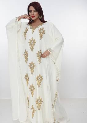 Dubai Kaftan Women Dress Long Gown Farasha Morocco Wear 2
