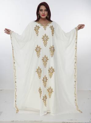 Dubai Kaftan Women Dress Long Gown Farasha Morocco Wear 3
