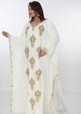 Dubai Kaftan Women Dress Long Gown Farasha Morocco Wear 4