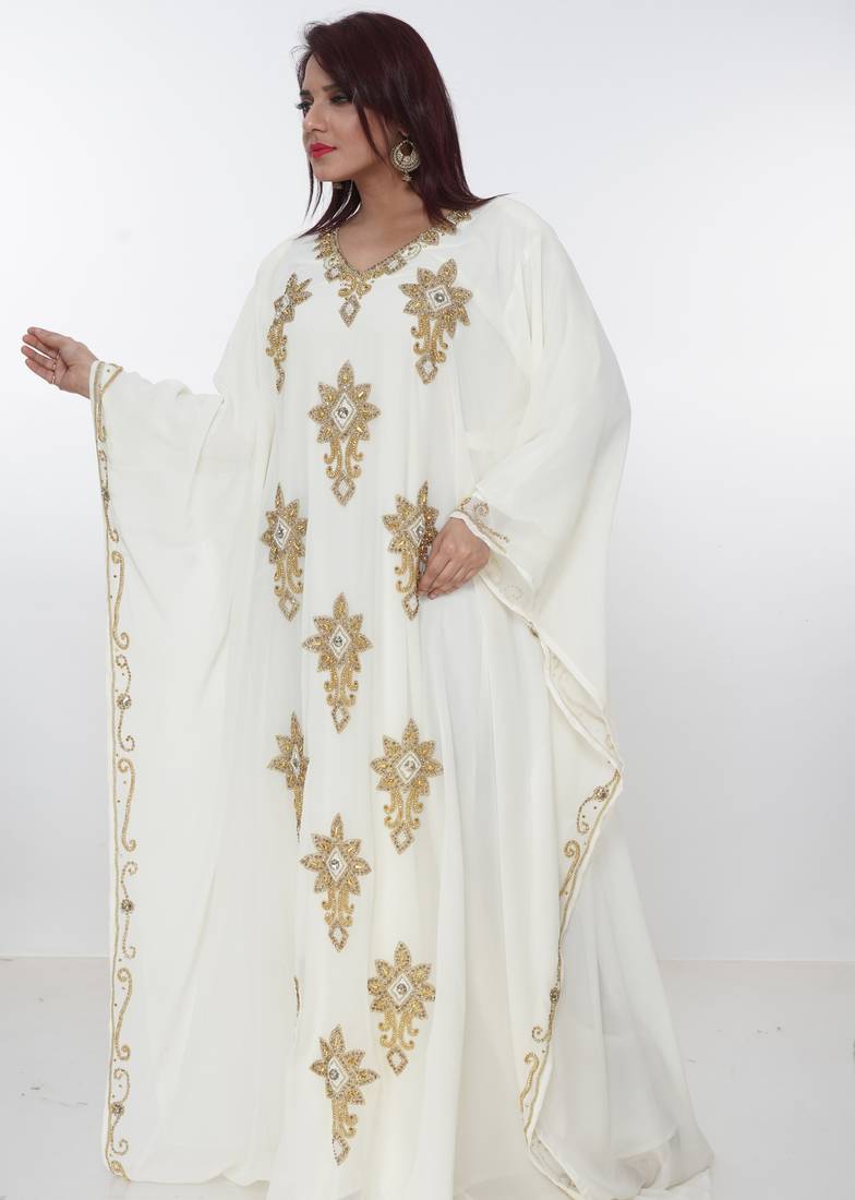 Dubai Kaftan Women Dress Long Gown Farasha Morocco Wear