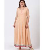 Peach Love Floor Length Anarkali Dress