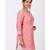 Rose Pink Foil Printed Kurti with Gathered Palazzo