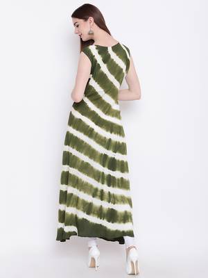 Green printed rayon ethnic-kurtis 5