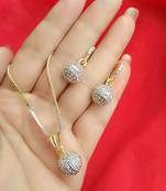 White diamond pendants