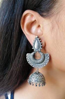 Silver earrings 1