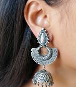 Silver earrings