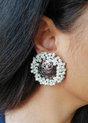 Silver earrings 1