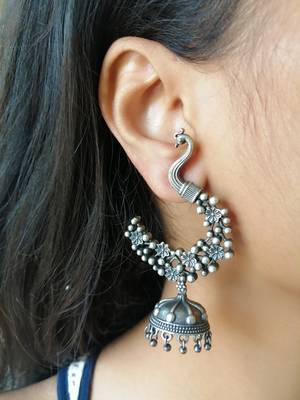 Silver earrings 1