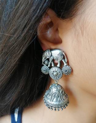 Silver earrings 1