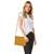 KLEIO Stylish Quilted Sling Bag for Girls / Women (Mustard) (EDK1038KL-MU)