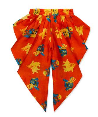 Stripe Choli With Dhoti Set 5