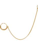 Gold nose-ring