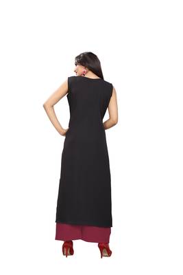 Multicolor printed crepe ethnic-kurtis 3