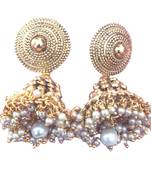 Gold Copper Studs Jhumka 