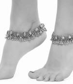 Silver anklets