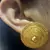 South Indian golden flower ethnic 