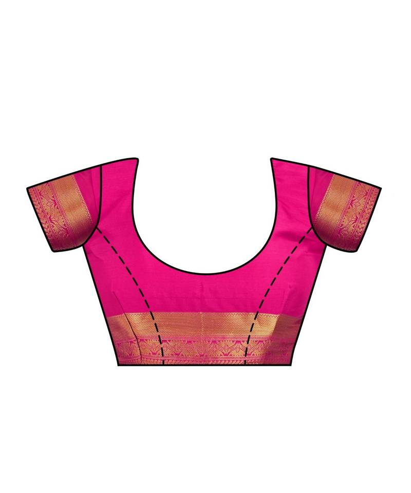 Black Woven Crepe Saree With Blouse