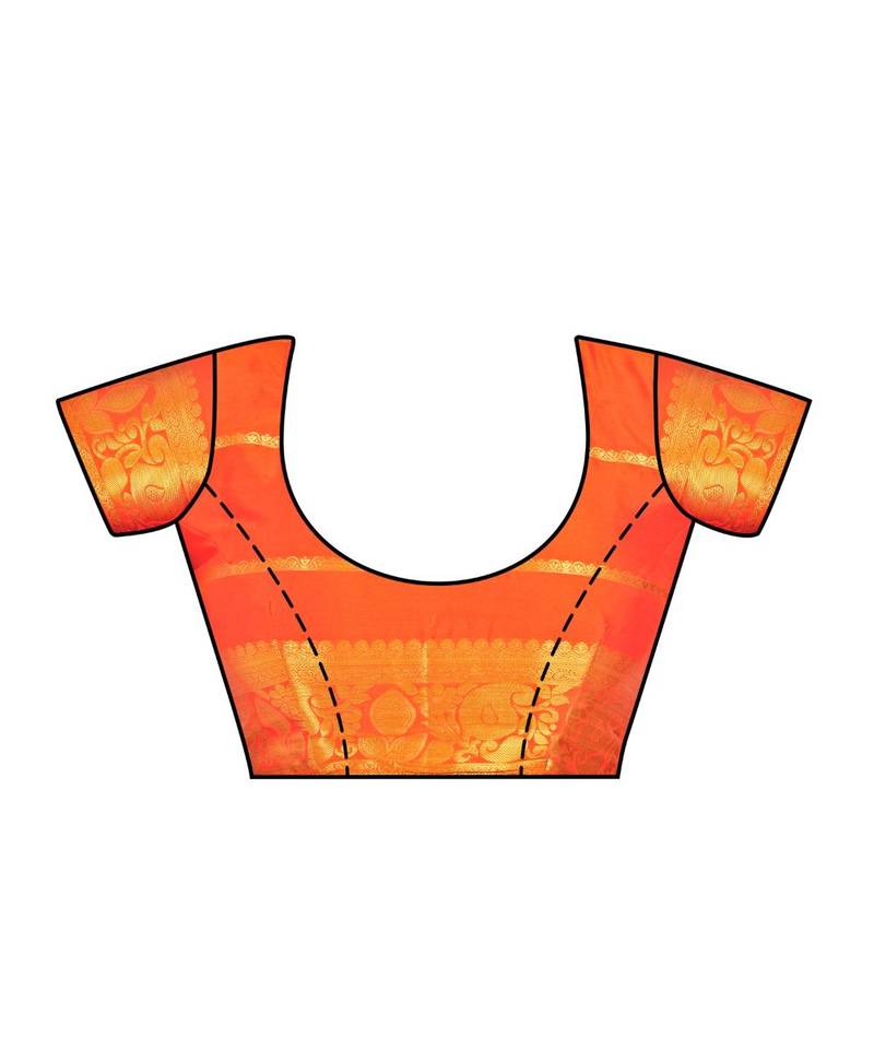 Grey Woven Crepe Saree With Blouse