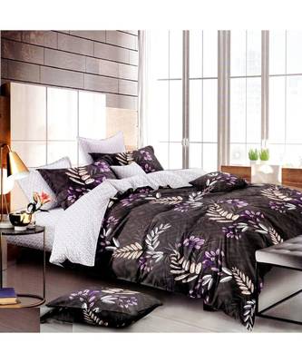 Trendy Printed Double Bedsheets with two pillow cover 1