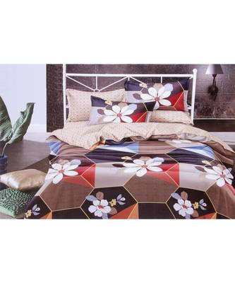 Trendy Printed Double Bedsheets with two pillow cover 1