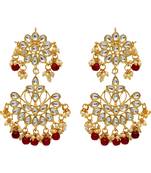 Maroon Danglers Drops