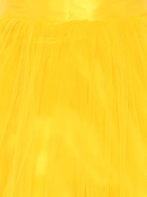 Yellow Silk Blend Lehnga Choli 4