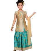 Red Silk Blend Lehnga Choli