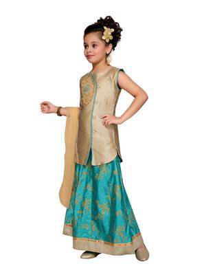 Red Silk Blend Lehnga Choli 4