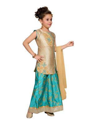 Red Silk Blend Lehnga Choli 5