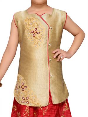 Yellow Silk Blend Lehnga Choli 2