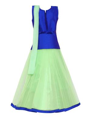 Blue Silk Blend Lehnga Choli 2