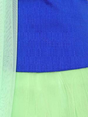Blue Silk Blend Lehnga Choli 4