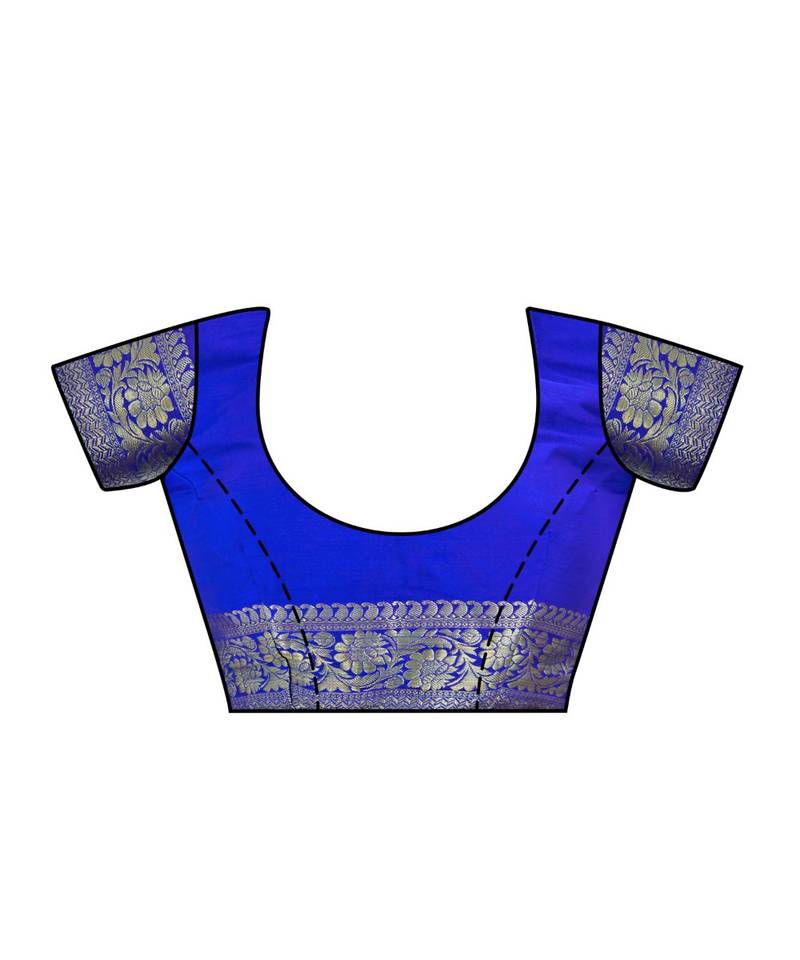 Mustard Woven Crepe Saree With Blouse