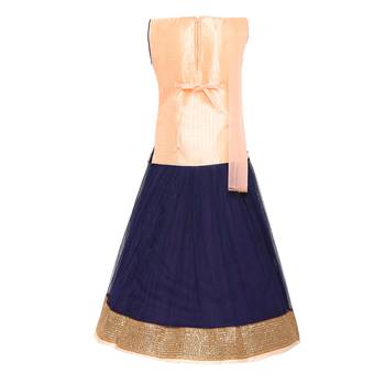 Orange Net Lehnga Choli 2