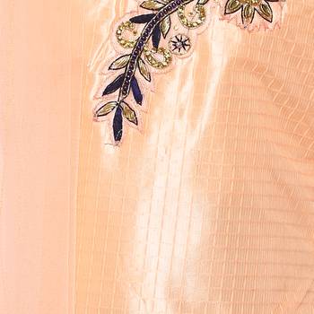 Orange Net Lehnga Choli 4