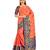 Orange Woven Art Silk Saree With Blouse