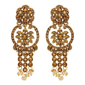 Gold Danglers Drops 1