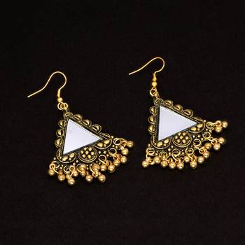 Gold Danglers Drops 3