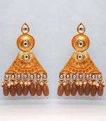 Brown Danglers Drops