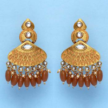 Brown Danglers Drops 1