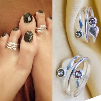 Silver toe-rings 1