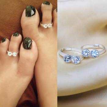 Silver toe-rings 1