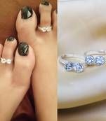 Silver toe-rings